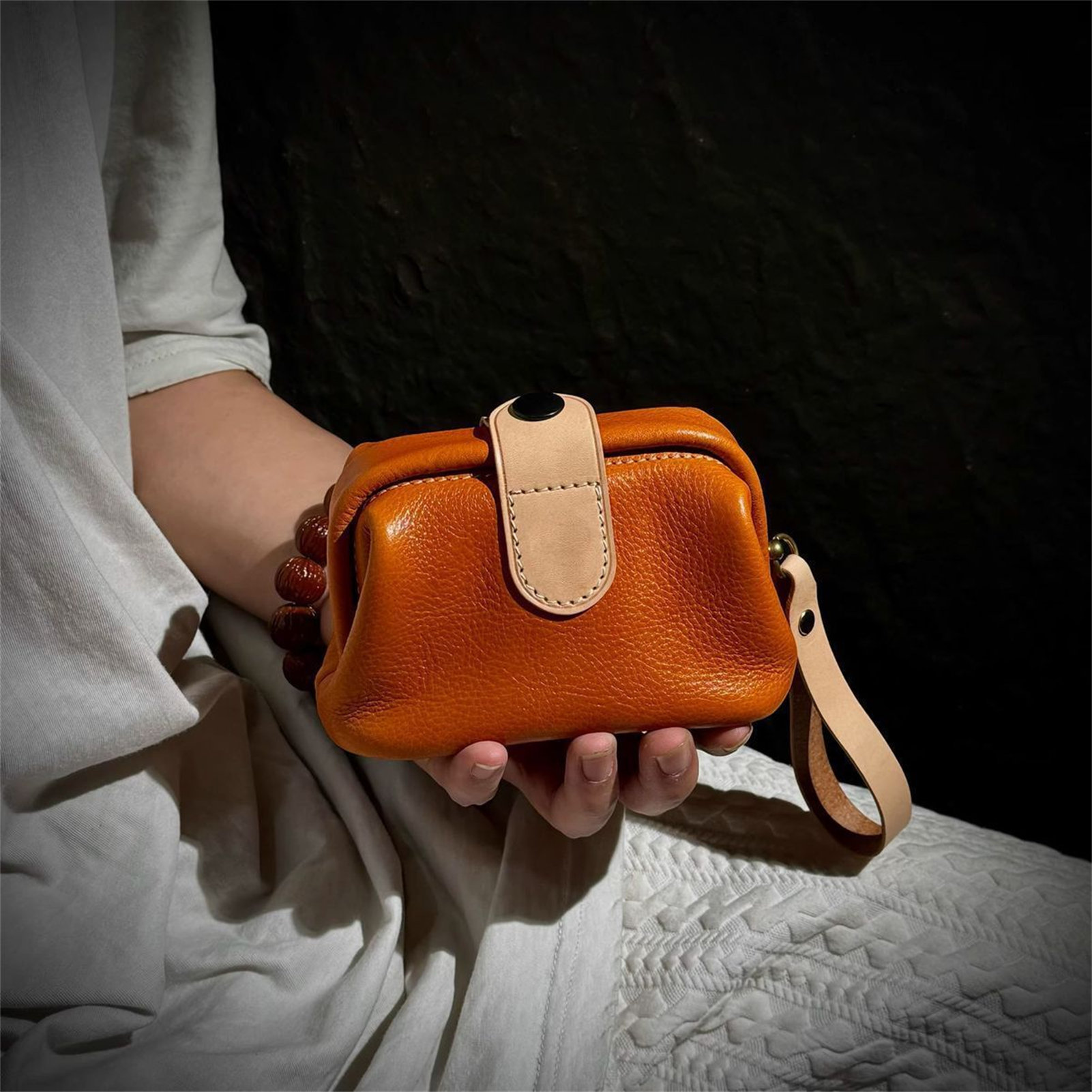 Doctor Bag Leather - Portable Storage Bag PU Leather for