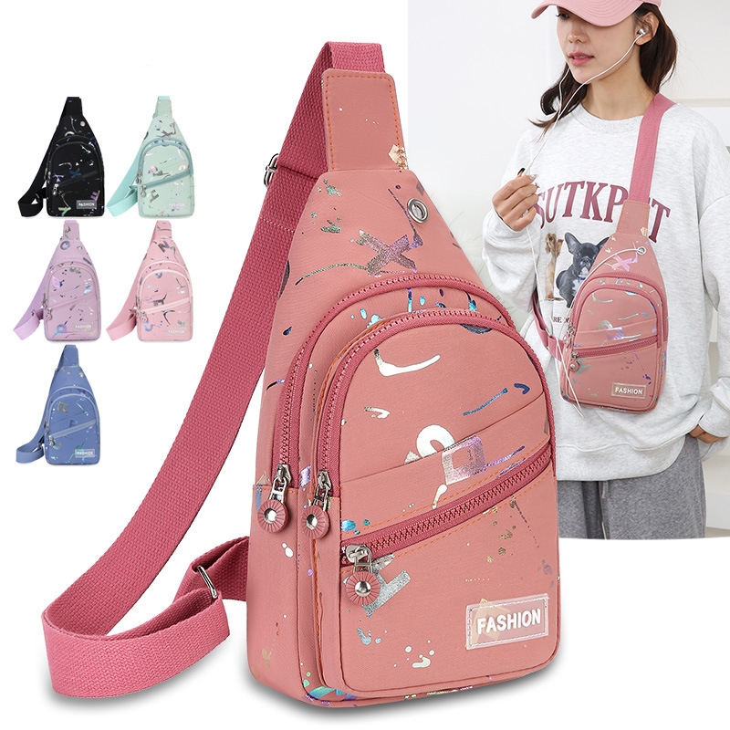 Women Bags White - Chest Bag Crossbody Small Sling Backpack