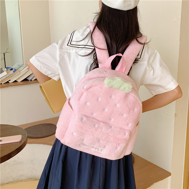 Plush Strawberry Classic Solid - Women Bags Sale review and price