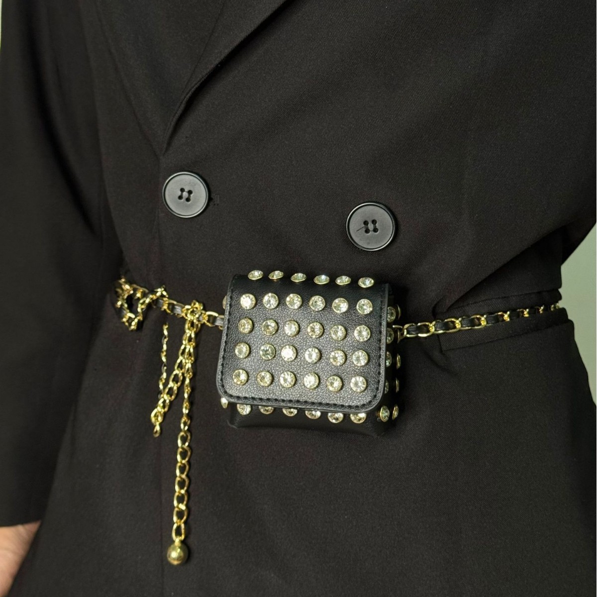 Fashion Rivet Mini Waistpack S - Women Bags Jeans review and price