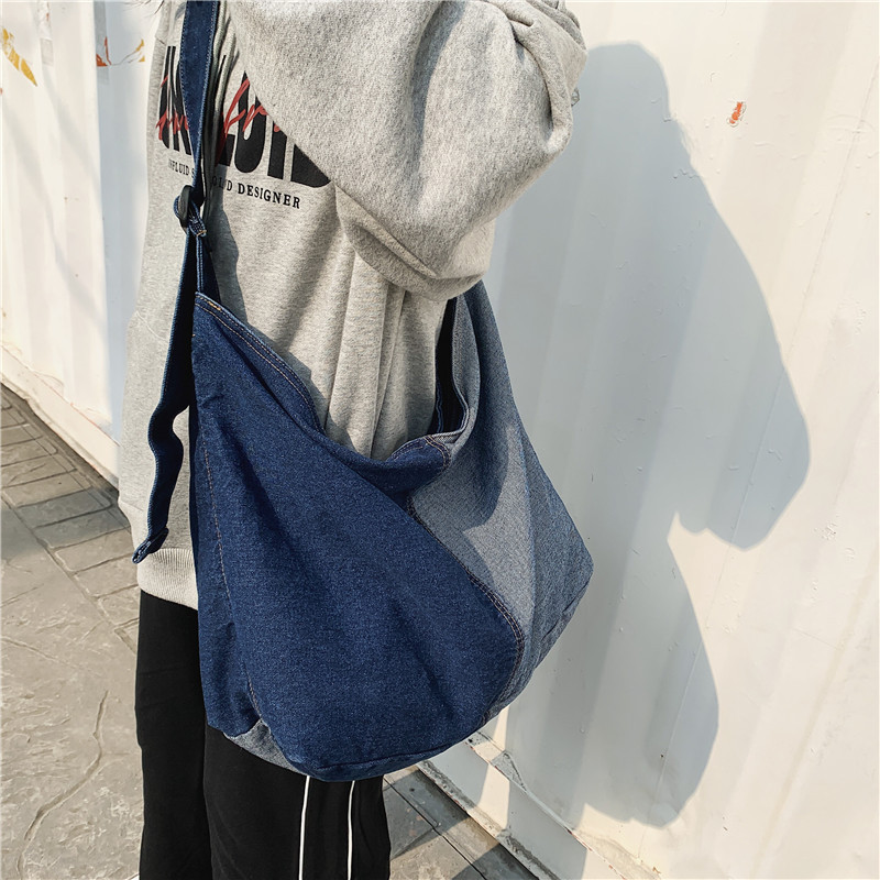 Casual Patchwork Denim Tote Ba - Women Bags Jeans review and price