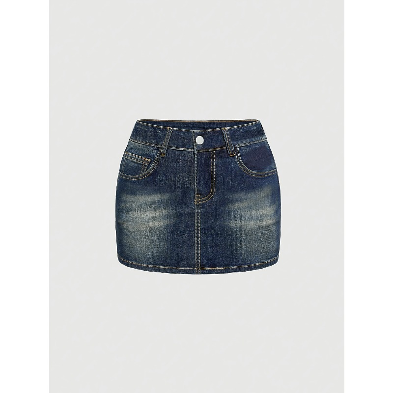 Summer Denim Retro Short Skirt - Women Bags Jeans review and price