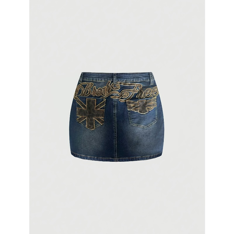 Summer Denim Retro Short Skirt - Women Bags Jeans review and price
