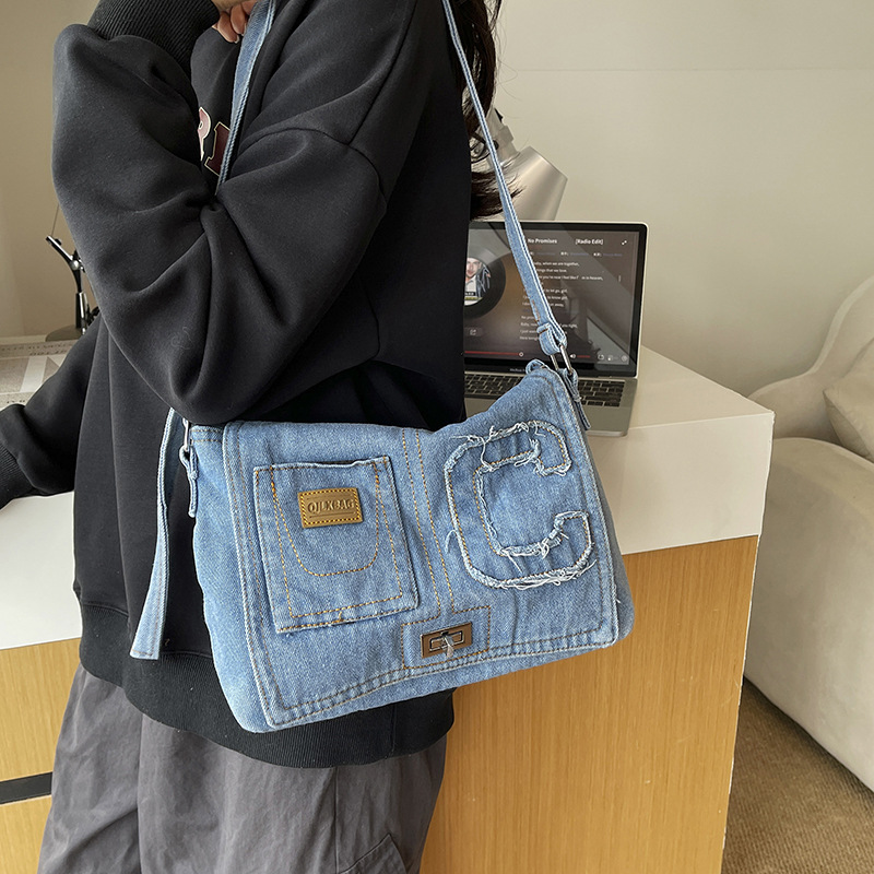 Women Denim Crossbody Bag Casu - Women Bags Jeans review and price