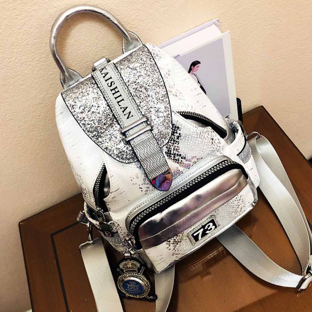 Luxury Brand Women's Backpack  - Women Bags White review and price