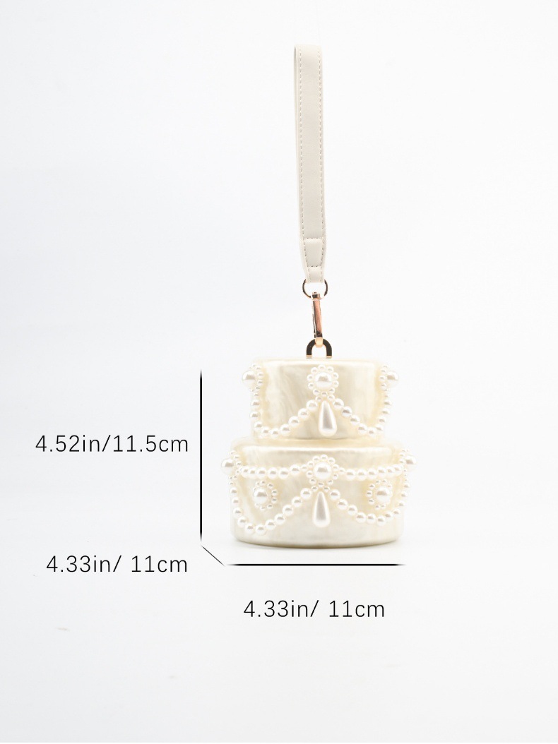 Cake shape clutch bag acrylic  - Women'S Evening Bags review and price