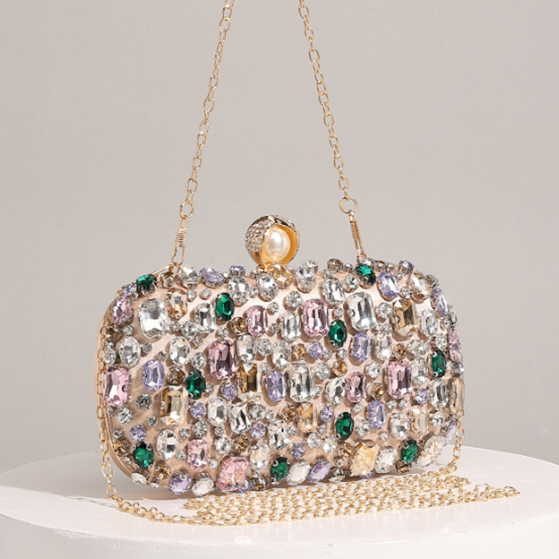 New Color Diamond Set Banquet  - Women'S Evening Bags review and price