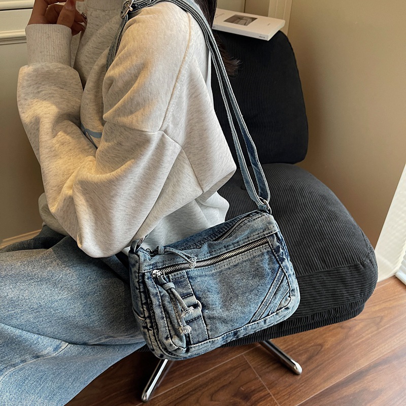 Women's Washed Denim Crossbody - Women Bags Jeans review and price