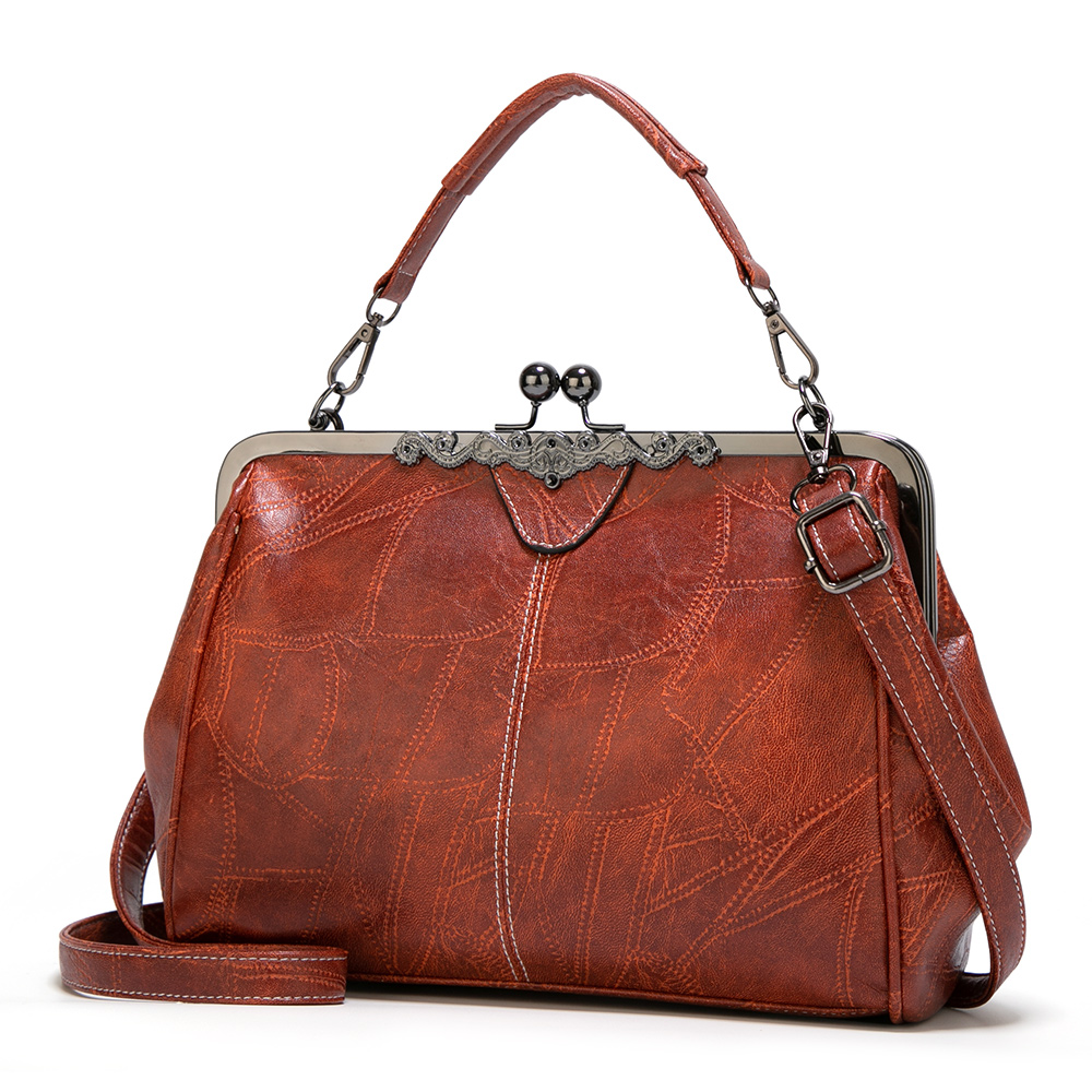 Shoulder Bags Women Retro Fram - Doctor Bag Leather review and price